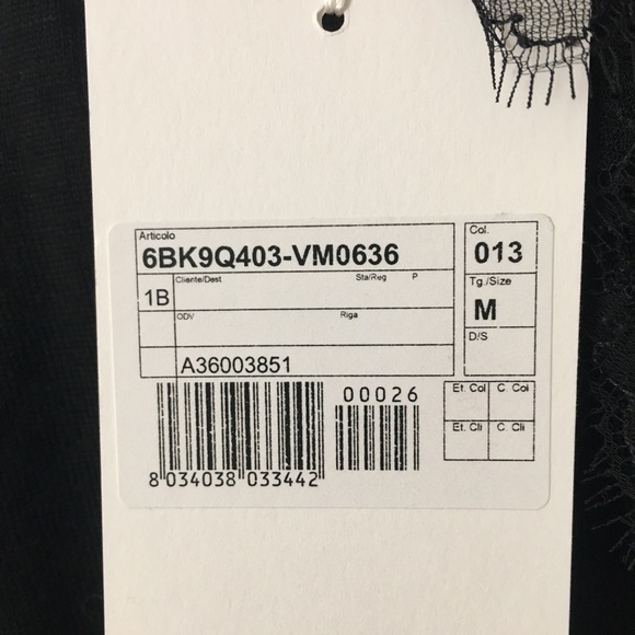 Valentino Cardigan Black with lace embellishment - Picture 4 of 5